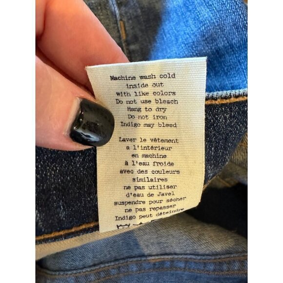 Rag & Bone Jeans Womens Size 26 Blue New Quay Wash Split Hem The Crop - Picture 13 of 14
